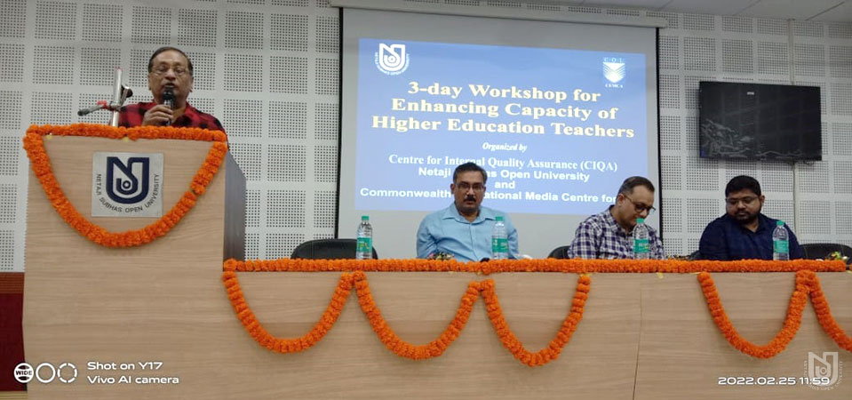 3-Day Workshop for Enhancing Capacity of Higher Education Teacher on 25.02.2022.
