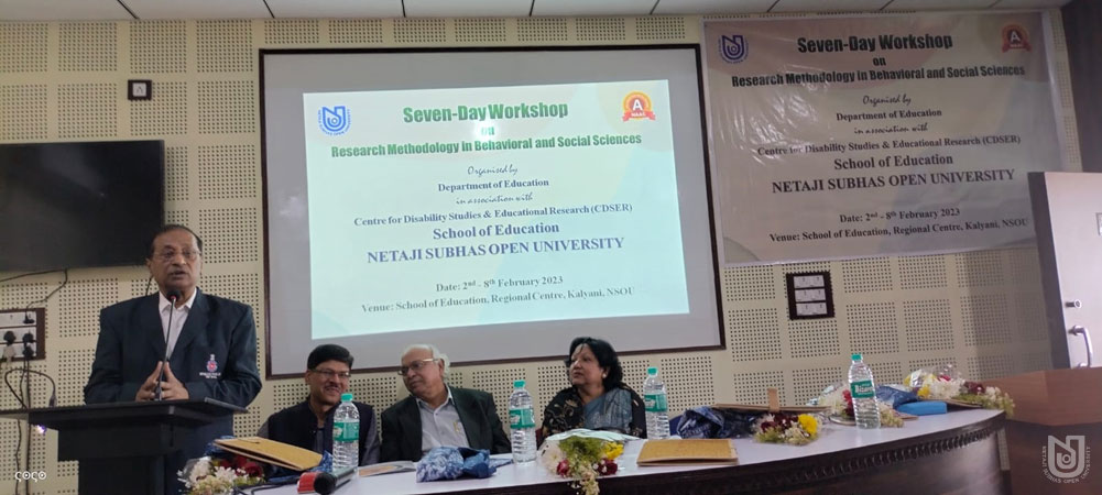 World Wetland Day Celebration on 02.02.2023 organized by the School of Sciences, NSOU.