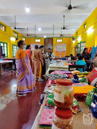 Apparels, Art/Craft exhibition by SVS students at Nari Sikhsa Samiti (V24), Kolkata on 06-08.04.2022.