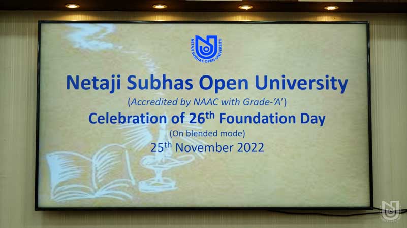 Celebration of 26th Foundation Day on 25.11.2022