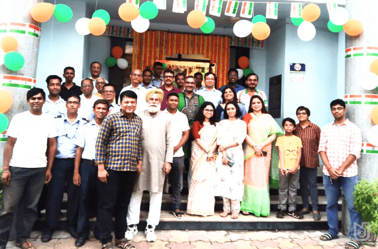 Celebration of 77th Independence Day at NSOU Hqtrs on 15.08.2023