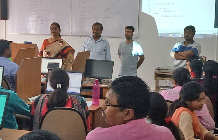Computer Training for Post Graduate Mathematics (PGMT) students at Computer Laboratory of the School of Sciences at Kalyani campus of NSOU.