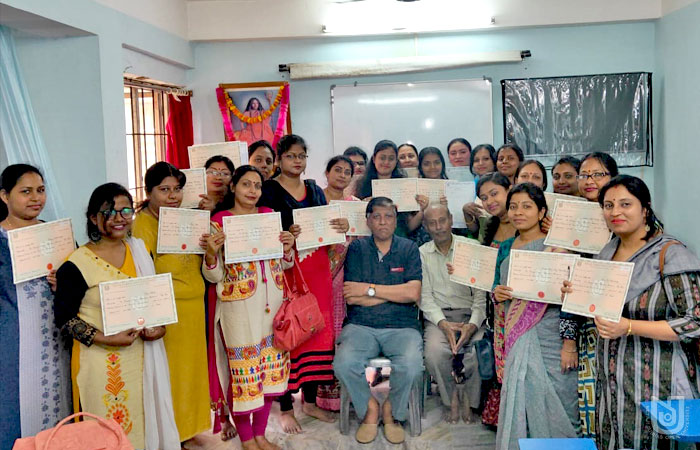 Distribution of Certificates to successful Women Learners (DPTTE-M) on International Women's Day at PIMT, 08.03.2020.