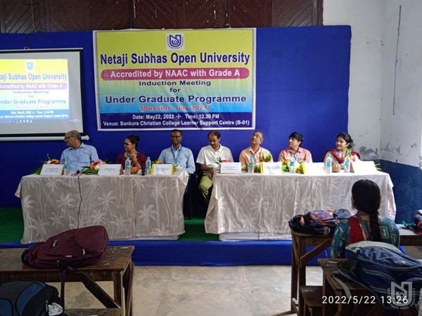 Induction Meeting at Bankura Christian College on 22.05.2022.
