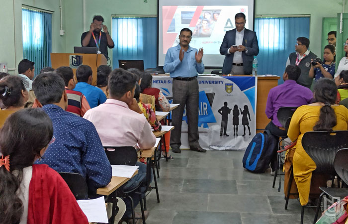 Job Fair organized by NSOU-SVS and COL-CEMCA at Kalyani RC on 19.02.2020.