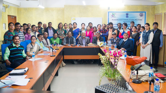 Rehabilitation Council of India (RCI), New Delhi sponsored Five-Day National Level Refresher Course on Research Methodology in Disability Rehabilitation.