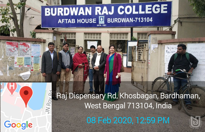 Study Centre Inspection cum Induction Meet visit at Burdwan Raj College Study Centre on 08/02/2020