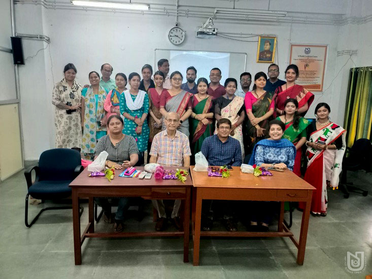 Teachers' Day celebrated by the PGED Learners at SoE, Kalyani RC, NSOU on 03.09.2023