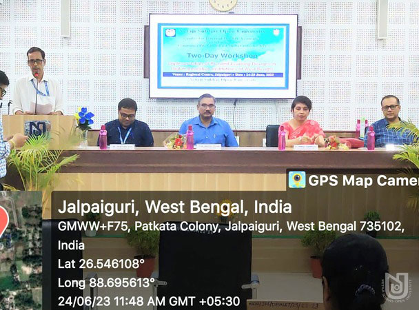 Two day CEMCA sponsored workshop on 'Blended Learning Design' held at Jalpaiguri RC on 24-25 June 2023