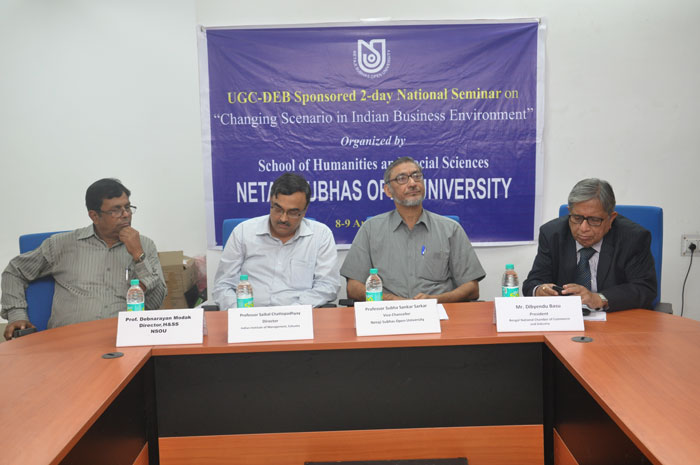 UGC-DEB sponsored 2 day National Workshop on Changing Scenario in Indian Bussiness Environment