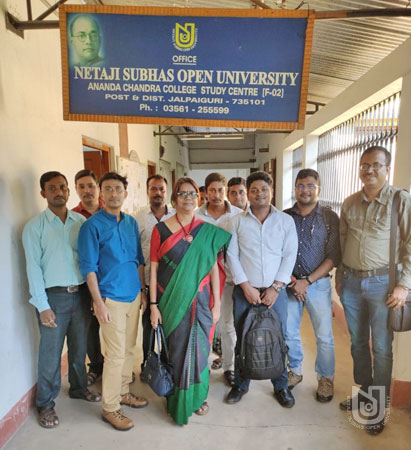 Visit to Ananda Chandra College Study Centre, Jalpaiguri.
