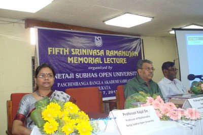 5th Srinivasa Ramanujan Memorial Lecture held at Paschimbanga Bangla Akademi Sabhaghar