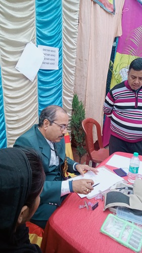Free health check up camp