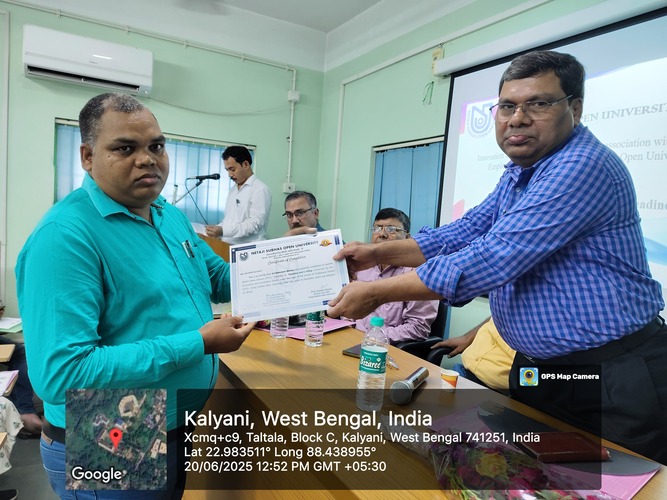 2-Day Workshop on 'Job Readiness' organised by Innovation and incubation Centre, SPS in association with Graduate Employability Committee on 20-21 June, 2025 at Kalyani RC