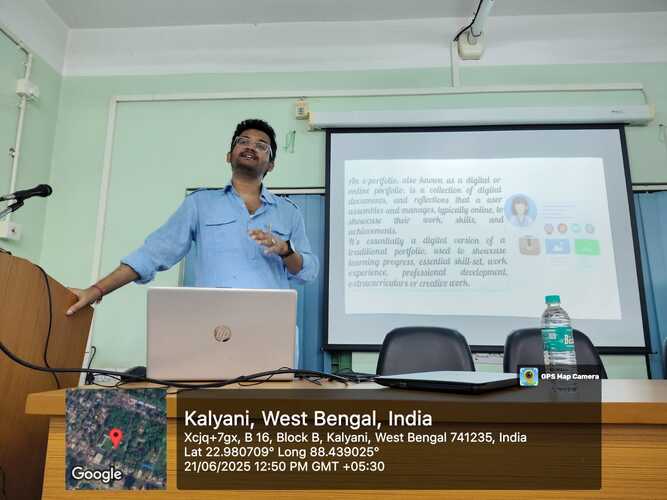 2-Day Workshop on 'Job Readiness' organised by Innovation and incubation Centre, SPS in association with Graduate Employability Committee on 20-21 June, 2025 at Kalyani RC