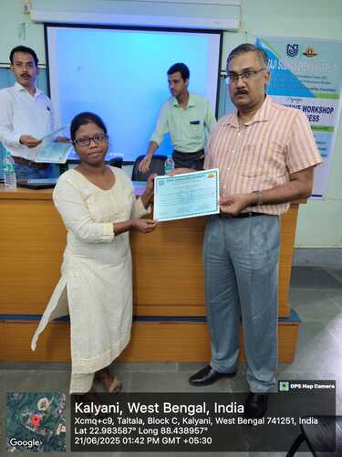 2-Day Workshop on 'Job Readiness' organised by Innovation and incubation Centre, SPS in association with Graduate Employability Committee on 20-21 June, 2025 at Kalyani RC