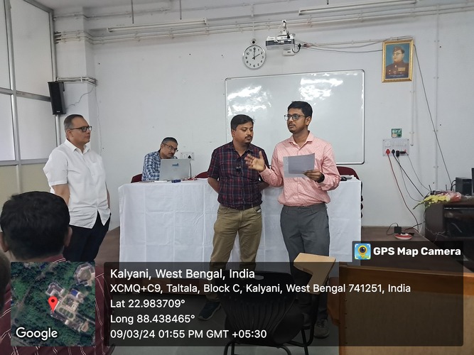 3-Day Workshop for Implementation of Blended Learning (BL) in Education Institutions including HEIs in West Bengal, 09-11.03.2024.