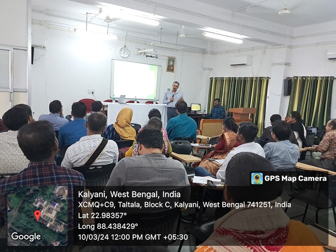 3-Day Workshop for Implementation of Blended Learning (BL) in Education Institutions including HEIs in West Bengal, 09-11.03.2024.