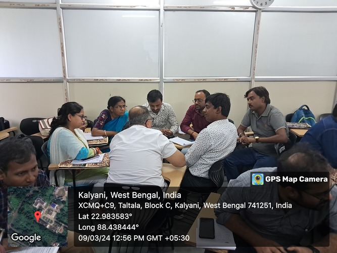 3-Day Workshop for Implementation of Blended Learning (BL) in Education Institutions including HEIs in West Bengal, 09-11.03.2024.
