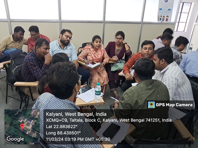 3-Day Workshop for Implementation of Blended Learning (BL) in Education Institutions including HEIs in West Bengal, 09-11.03.2024.