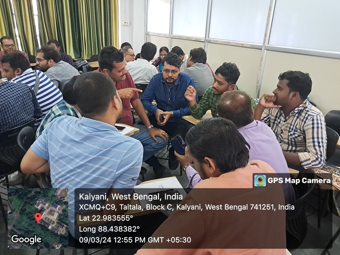 3-Day Workshop for Implementation of Blended Learning (BL) in Education Institutions including HEIs in West Bengal, 09-11.03.2024.