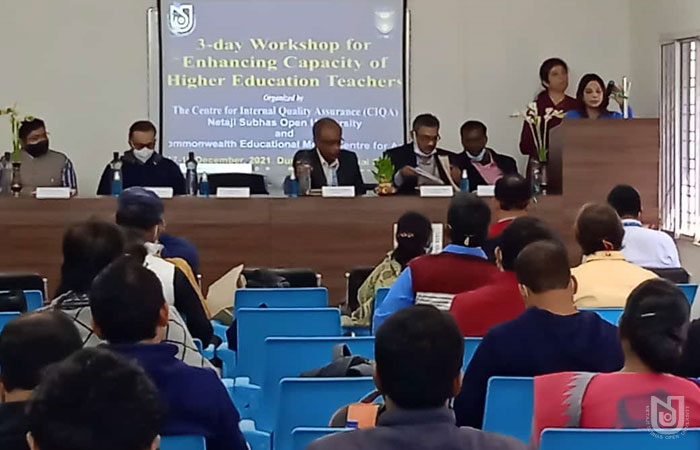 3-Day Workshop on Blended Learning organized in collaboration with CEMCA, Venue: Durgapur RC, 17-19 Dec., 2021
