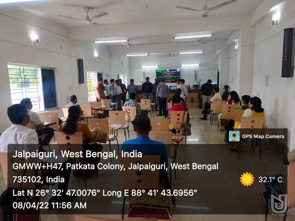 3-day workshop on 'F2F, Online and Blended Learning' at Jalpaiguri RC (supported by CEMCA & AAOU) on 08-10.04.2022.