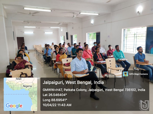 3-day workshop on 'F2F, Online and Blended Learning' at Jalpaiguri RC (supported by CEMCA & AAOU) on 08-10.04.2022.