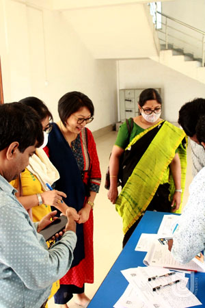 3-day workshop on 'F2F, Online and Blended Learning' at Jalpaiguri RC (supported by CEMCA & AAOU) on 08-10.04.2022.
