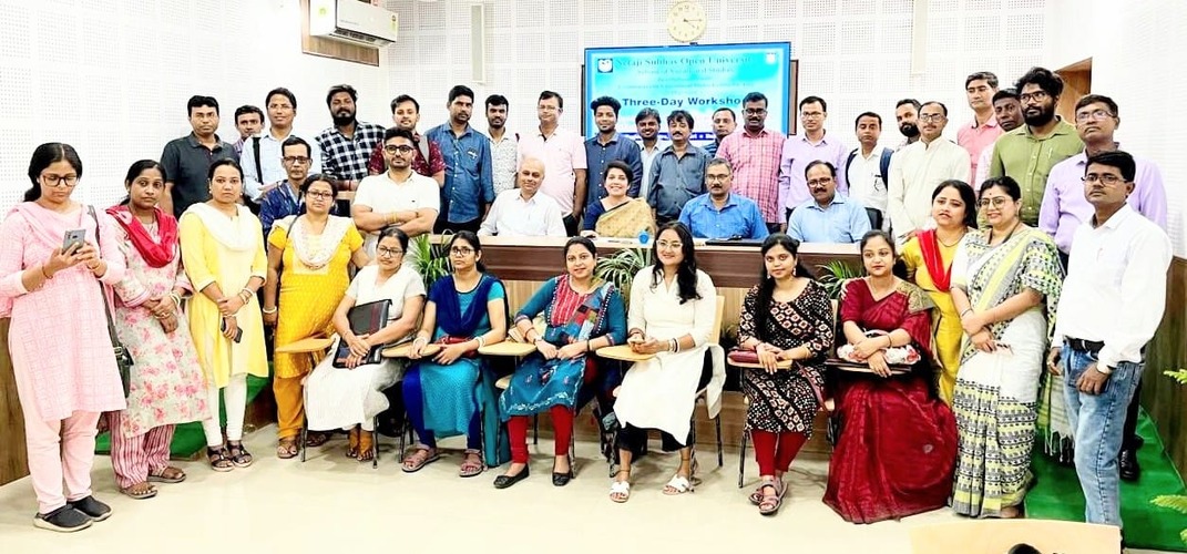 3-day Workshop on Blended Learning organised in association with CEMCA held at Jalpaiguri RC, 23-25 May 2024