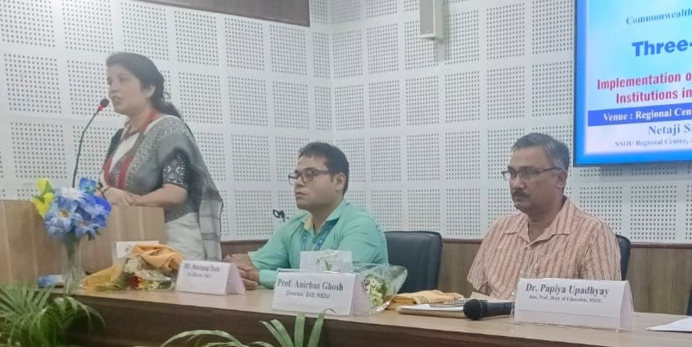 3-day Workshop on Blended Learning organised in association with CEMCA held at Jalpaiguri RC, 23-25 May 2024