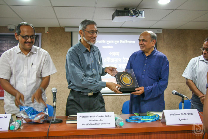 5th R. N. Tagore Memorial Lecture by Prof. G. N. Devy