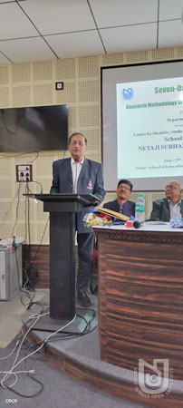 7 Day Workshop on Research Methodology in Behavioral and Social Sciences, 02-08 february 2023, SoE,  Kalyani RC, NSOU. - DAY-1 Inauguration.