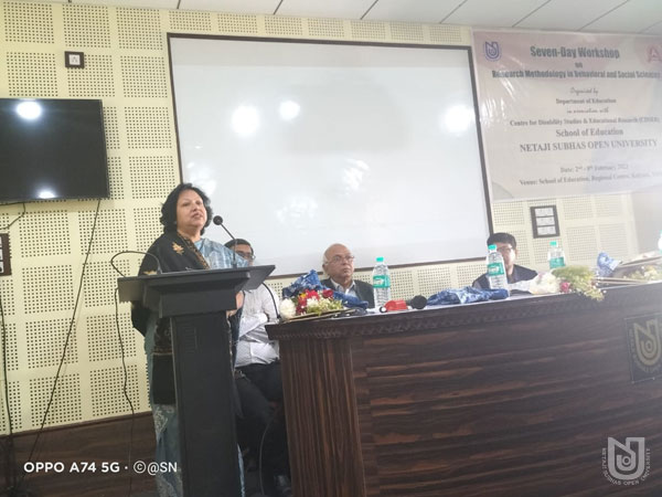 7 Day Workshop on Research Methodology in Behavioral and Social Sciences, 02-08 february 2023, SoE,  Kalyani RC, NSOU. - DAY-1 Inauguration.