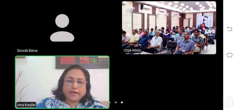 AAOU supported Workshop on MOOCs: Development and Delivery, NSOU Hqtrs on 30.04.2022.