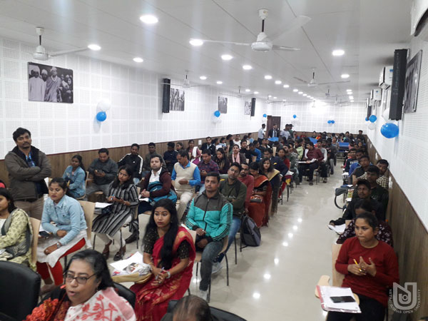 Awareness Programme on Student Credit Card, e-Resources and Induction Meeting at Jalpaiguri RC on 17.12.2022.