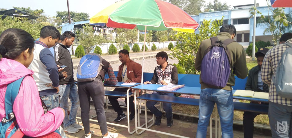Awareness Programme on Student Credit Card, e-Resources and Induction Meeting at Jalpaiguri RC on 17.12.2022.
