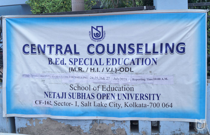 Central Counselling for Admission to B.Ed. Special Education (M.R./H.I./V.I.)- ODL July, 2019