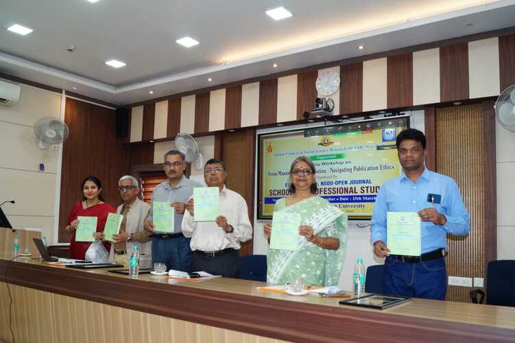 ICSSR supported workshop on 'From Manuscript to Publication' organized by the Editorial Board, NSOU-OJ on 25/03/2026