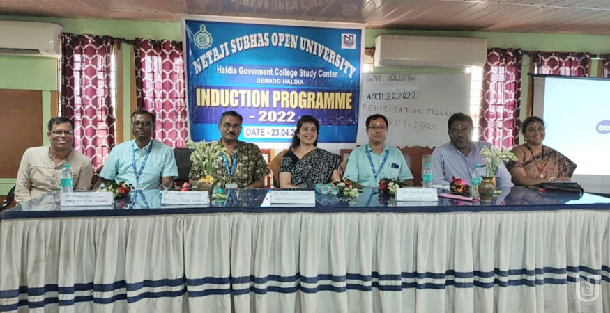 Induction Meeting at Haldia Govt. College on 23.04.2022.