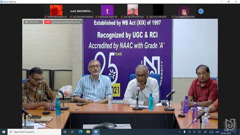Induction cum LMS Sensitization for PGED Programme, Jan 2022 session on 06.04.2022.