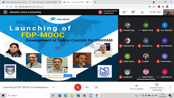 Launch of FDP-MOOC, 18.05.2021.