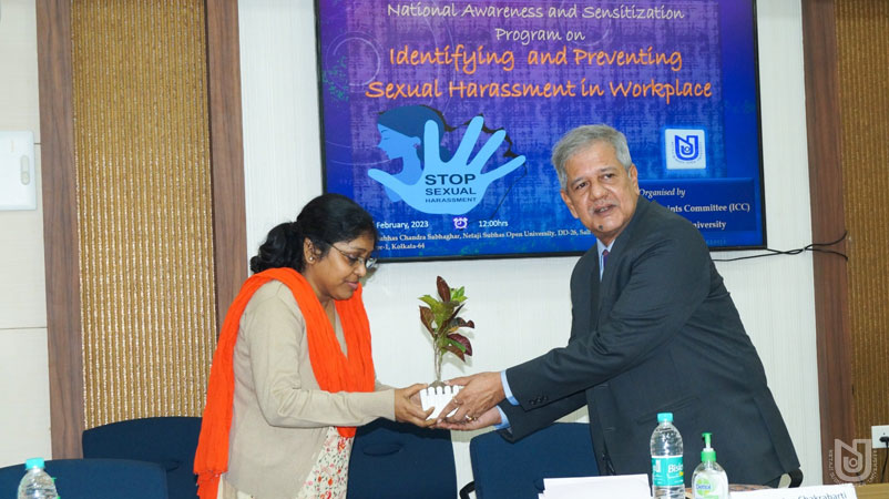 National Awareness and Sensitization Program on 'Identifying and Preventing Sexual Harassment in Workplace' organised by ICC on 02.02.2023.