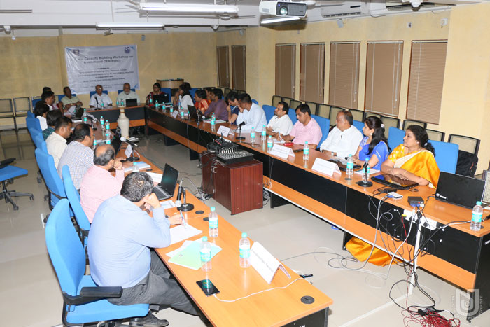 National Capacity Building Workshop on Institutional OER Policy organized by COL, CEMCA & NSOU