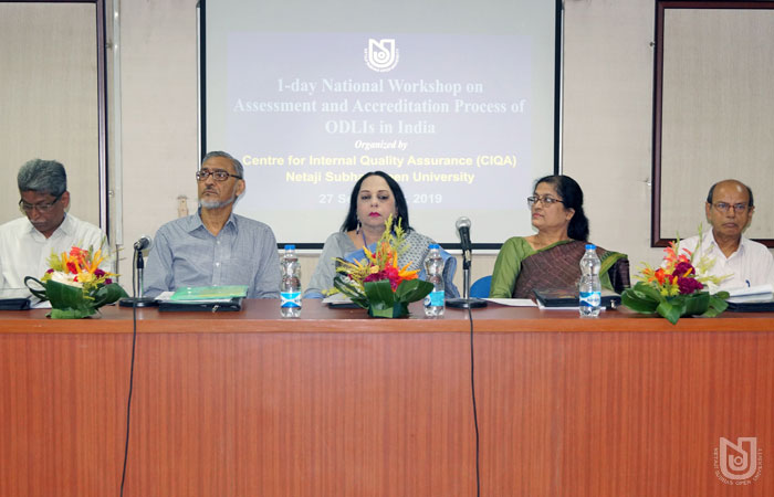 National Workshop on Assessment and Accreditation of ODLIs organized by CIQA on 27.09.2019.