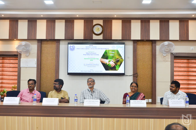 One Day National Seminar on 'Only One Earth: Our One Environment' organized by the School of Sciences, NSOU held on 07.06.2022