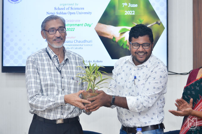 One Day National Seminar on 'Only One Earth: Our One Environment' organized by the School of Sciences, NSOU held on 07.06.2022