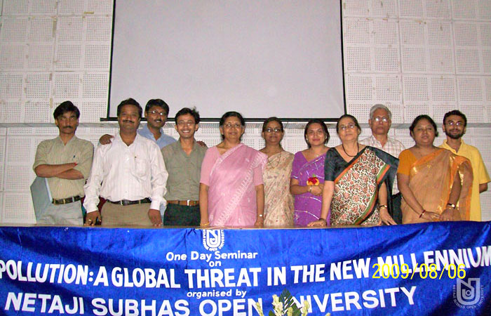 One Day Seminar on Arsenic Pollution: A Global Threat in the New Millennium on 6th August 2009.