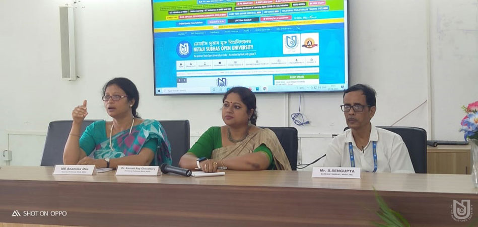 Orientation Programme for Counsellors and Dissertaion Guides of MLIS at Jalpiguri RC by SPS on 04.06.2022