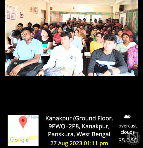 Outreach Programme at Anjali Social Welfare Research Foundation Panskura organized by SVS on 27.08.2023